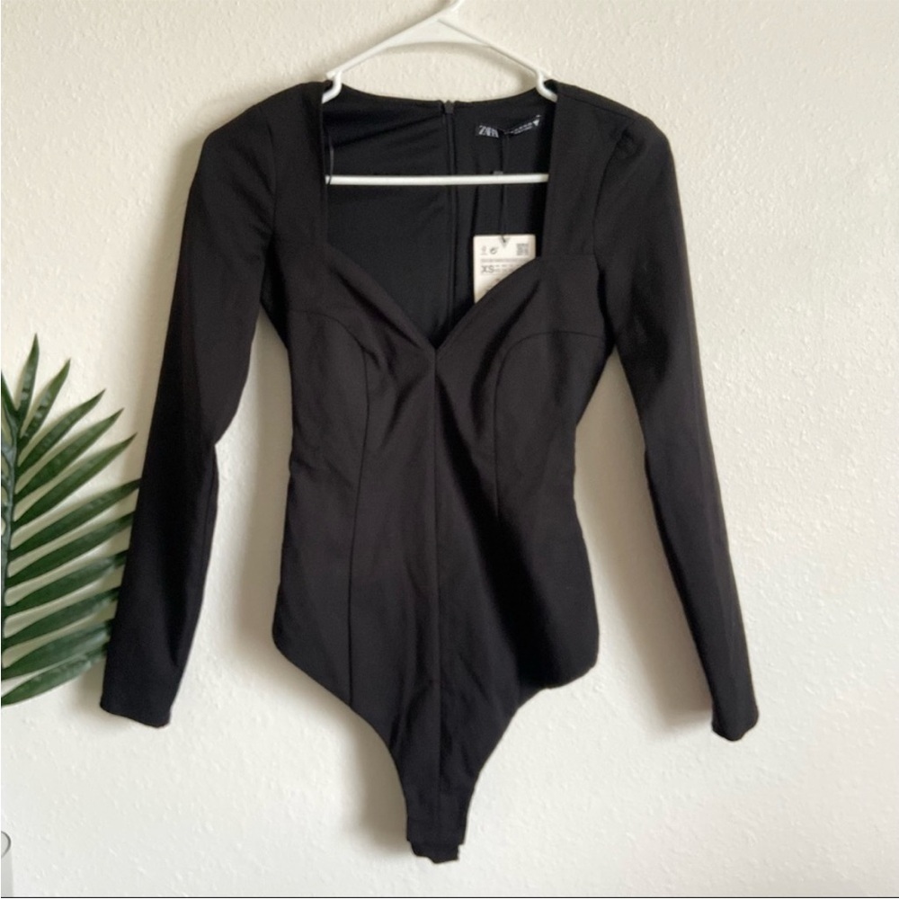 Zara Sweetheart neckline bodysuit - Picture 3 of 5